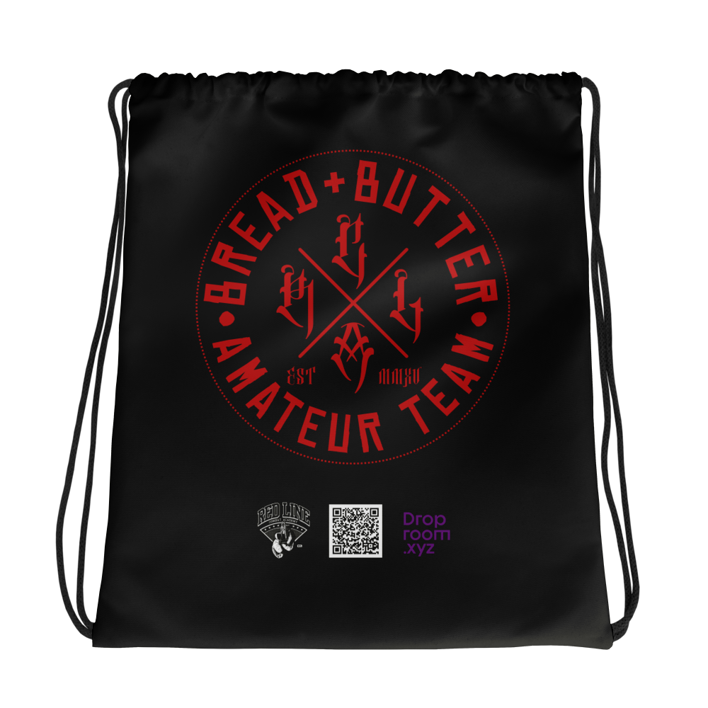 Black Drawstring Bag