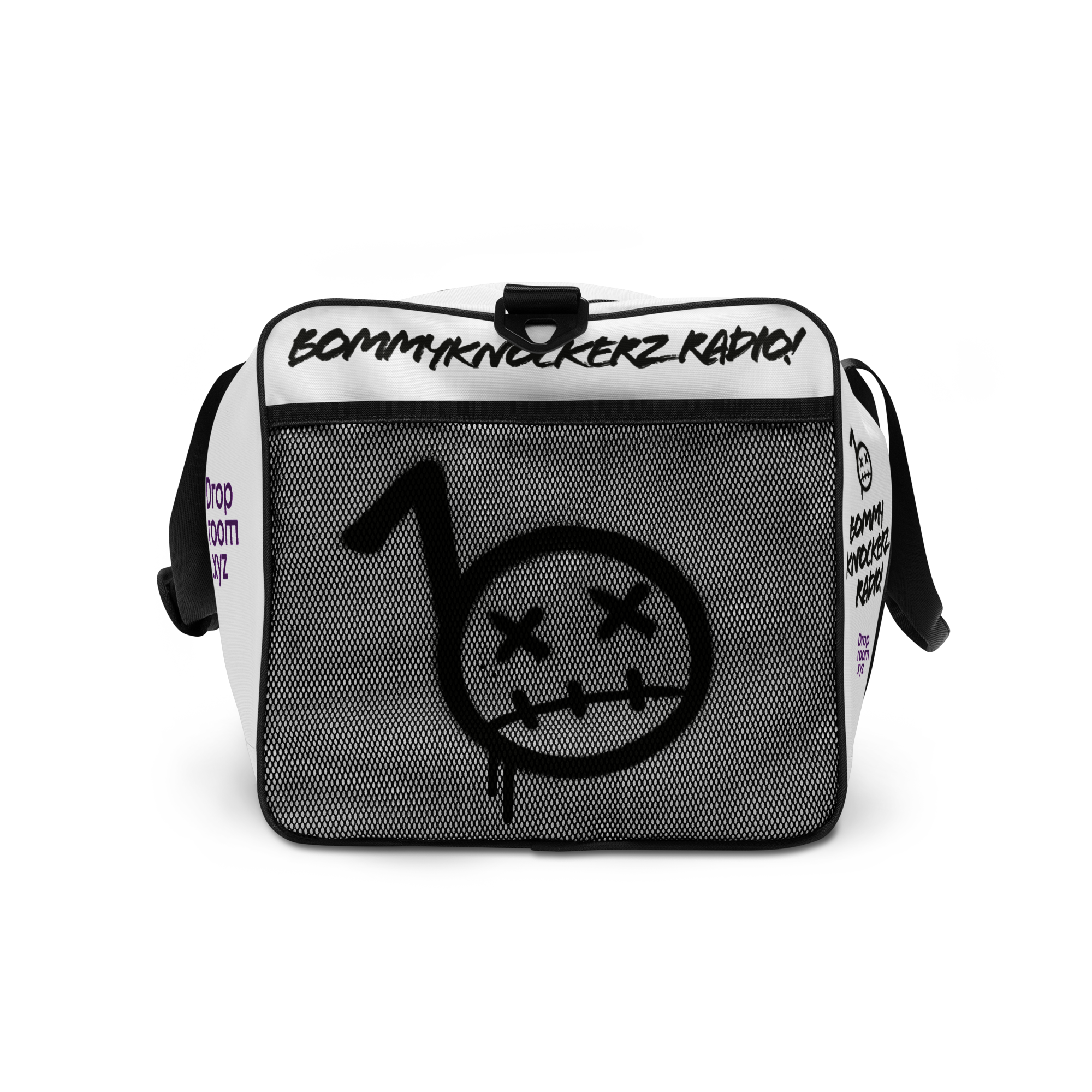 Duffle Bag - Bommy Print - (WHITE)