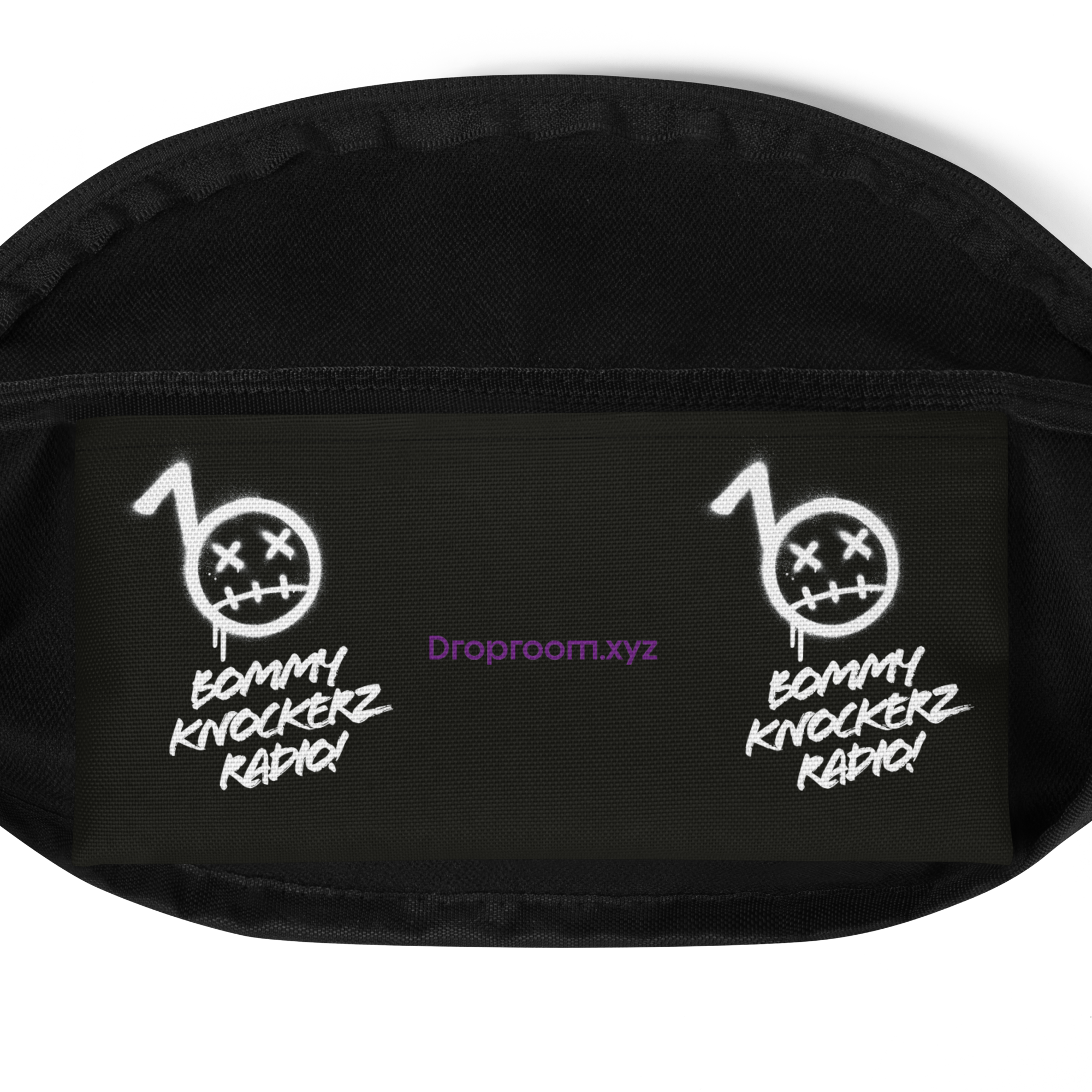 Fanny Pack - Bommy Print - (BLACK)