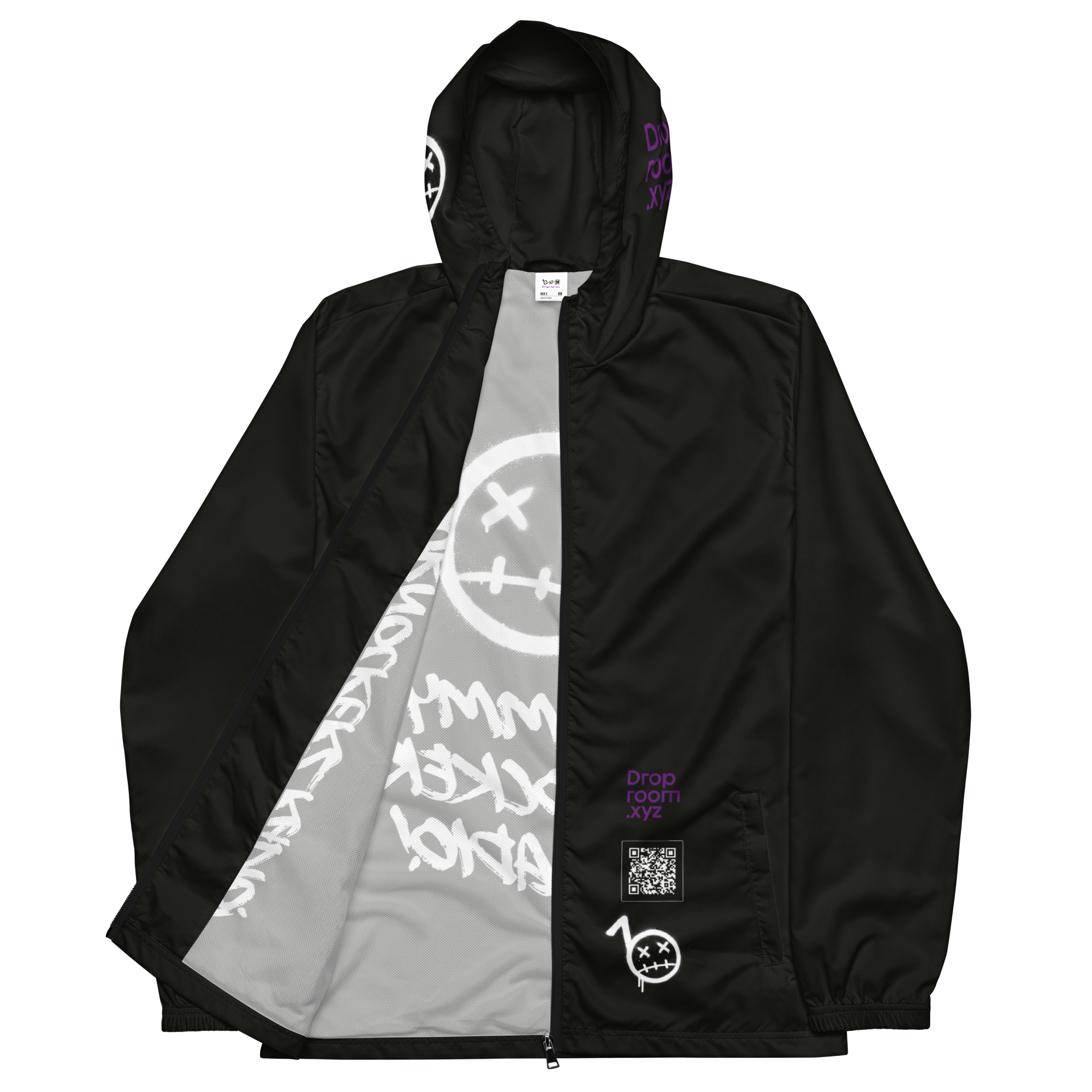 Men’s - Windbreaker - (BLACK)