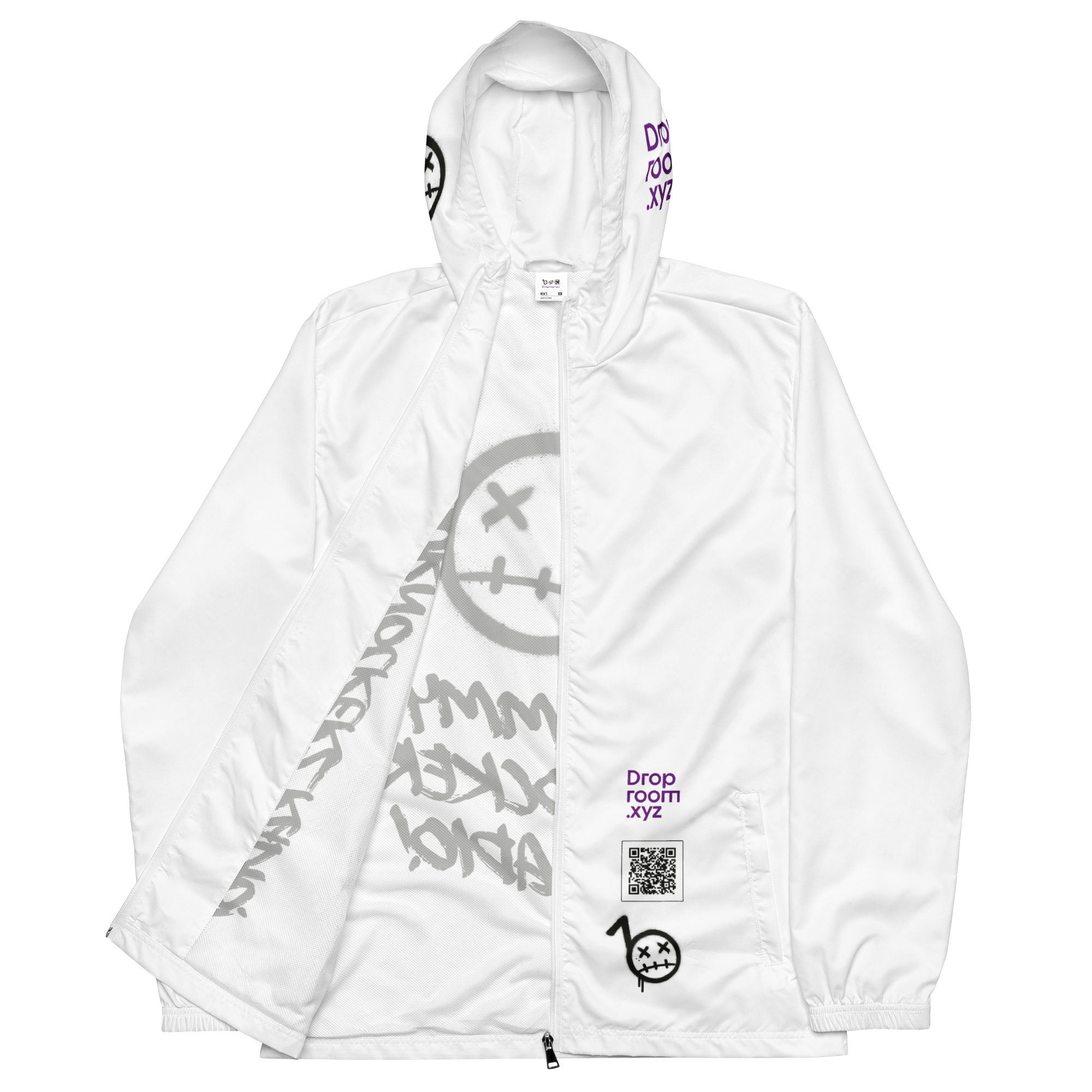 Men’s - Windbreaker - (WHITE)