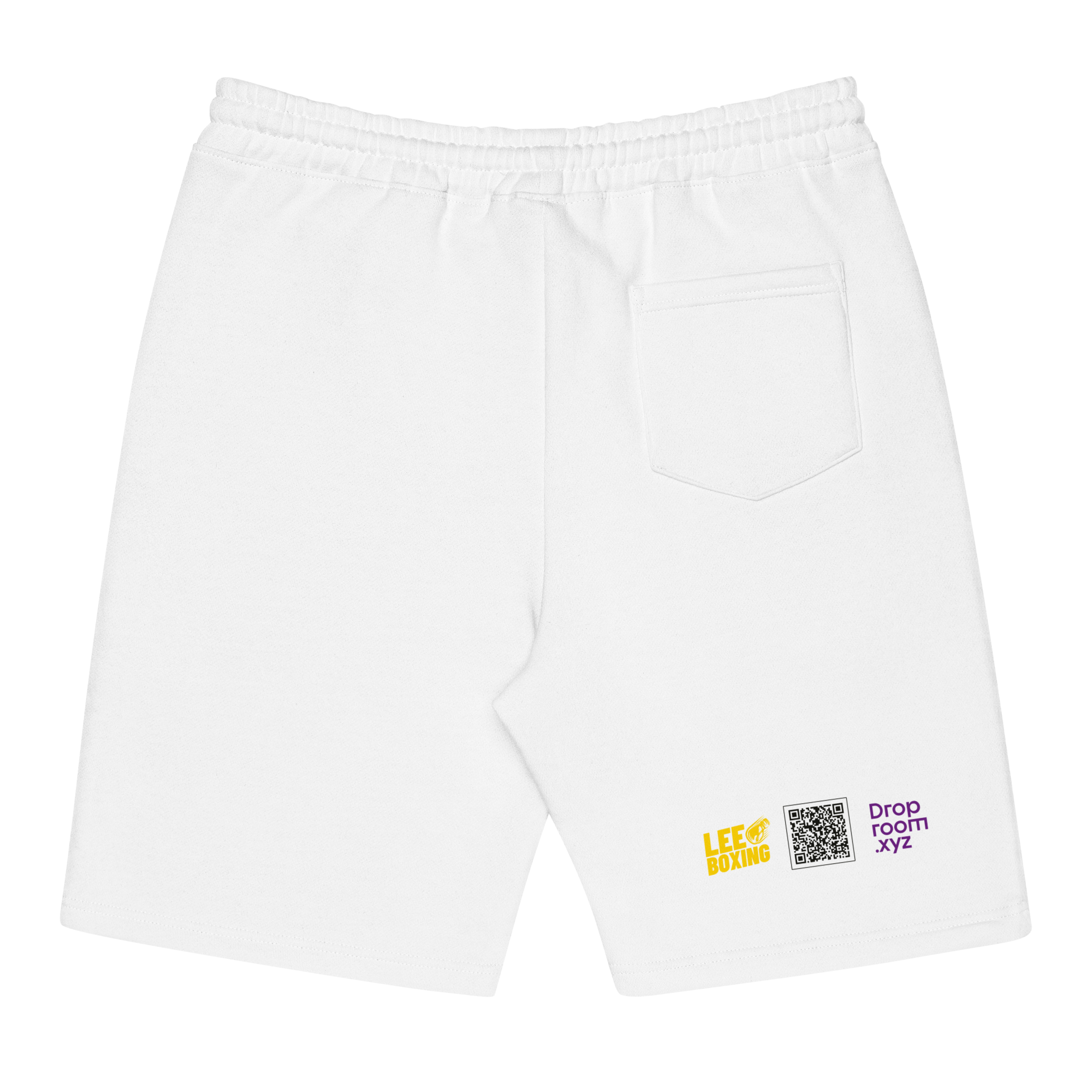 White Fleece Shorts