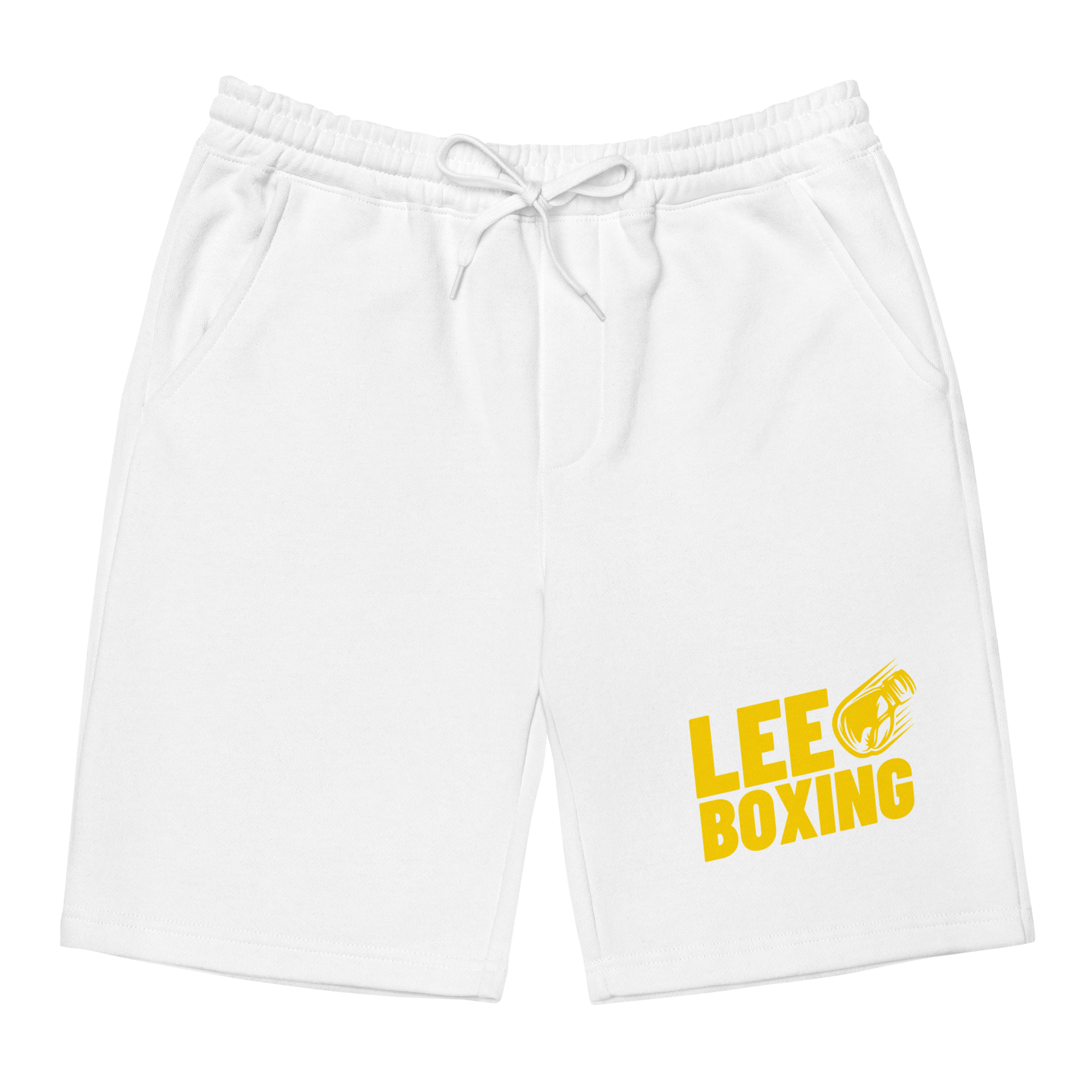 White Fleece Shorts