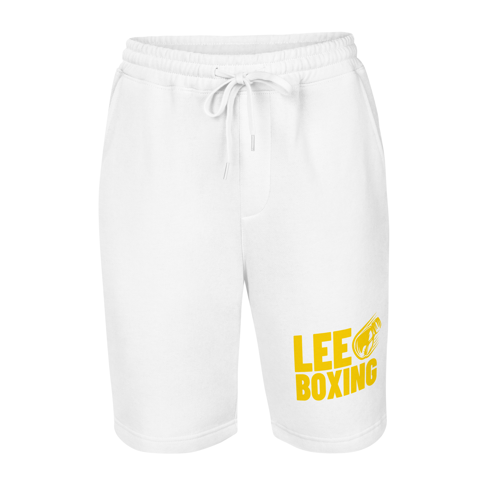 White Fleece Shorts