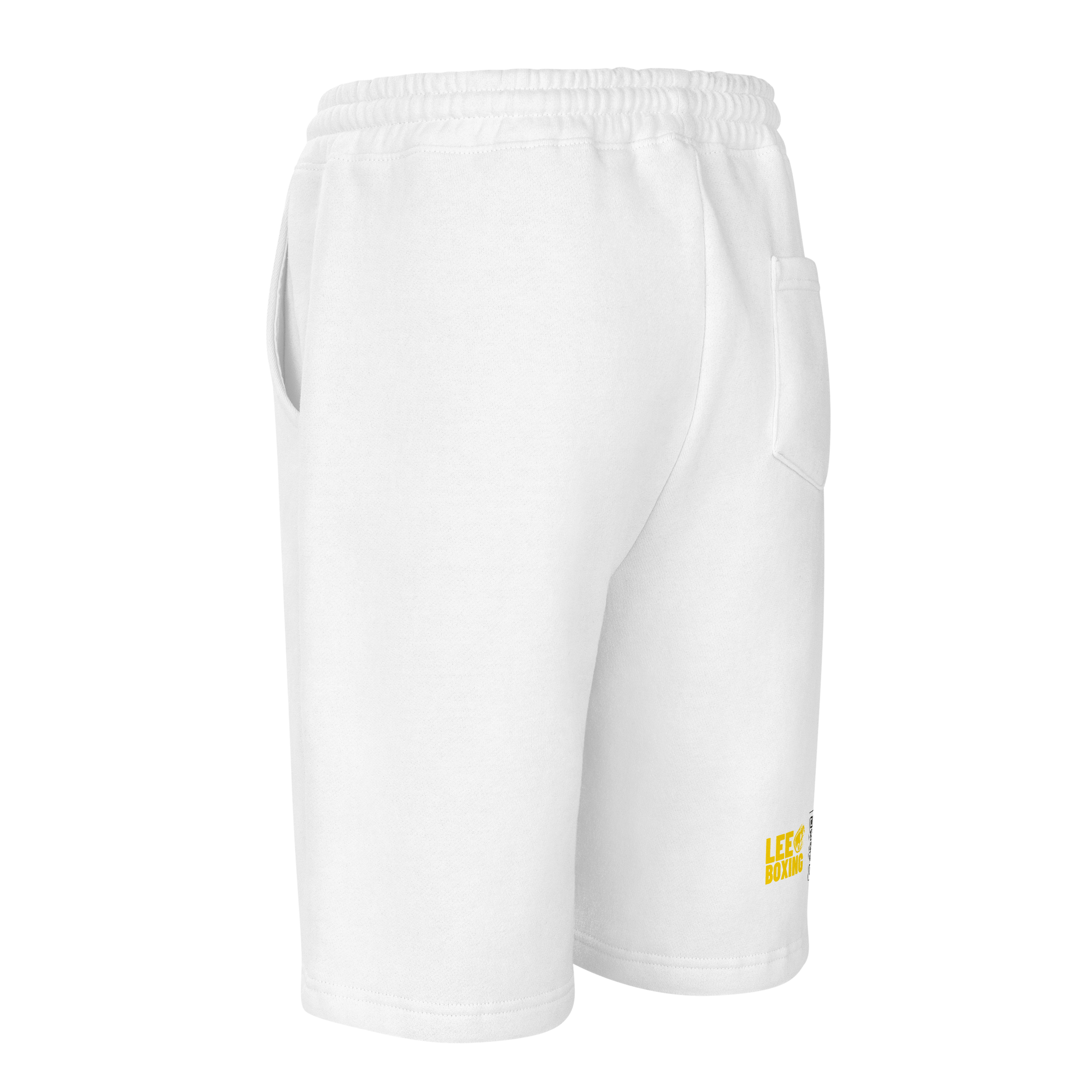 White Fleece Shorts