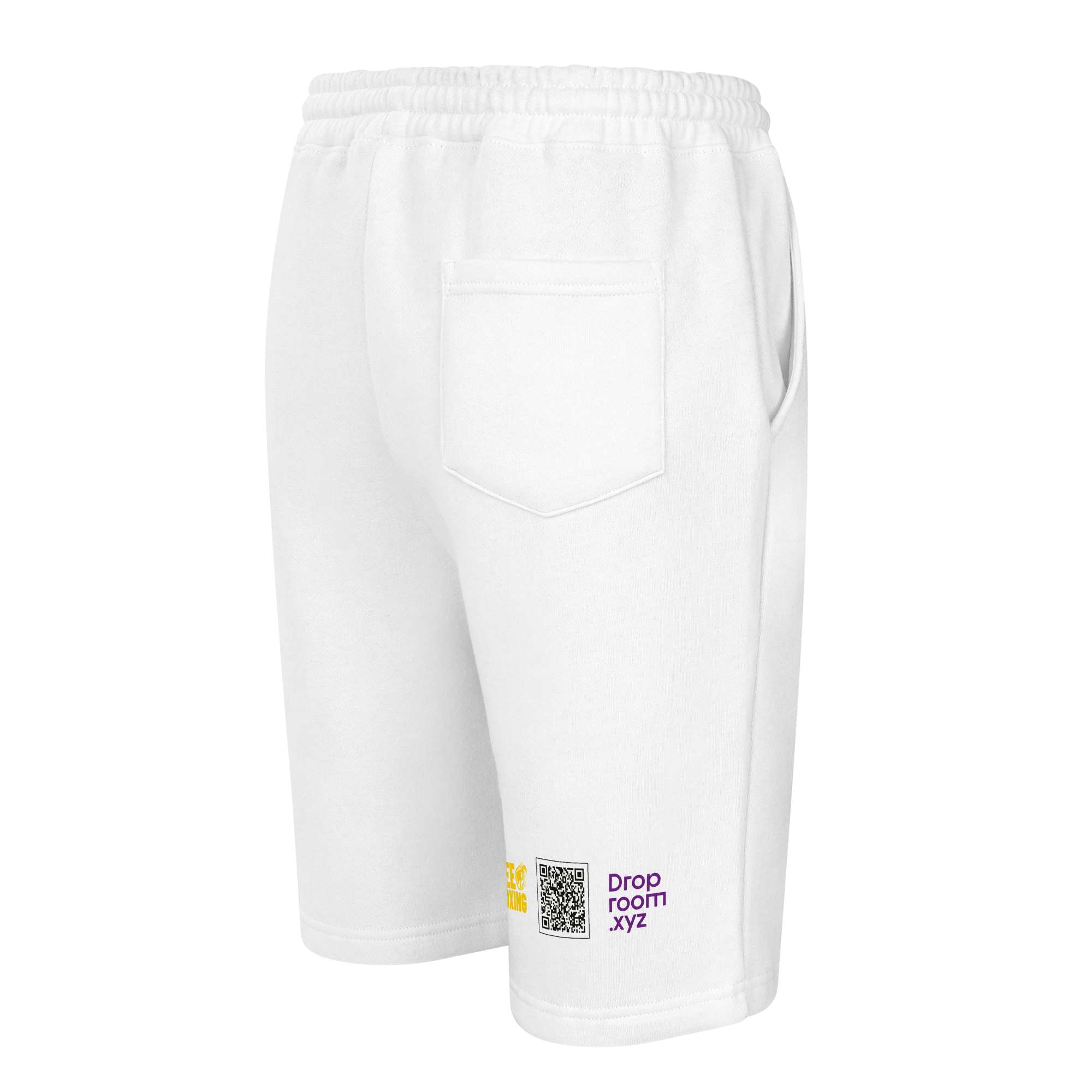 White Fleece Shorts