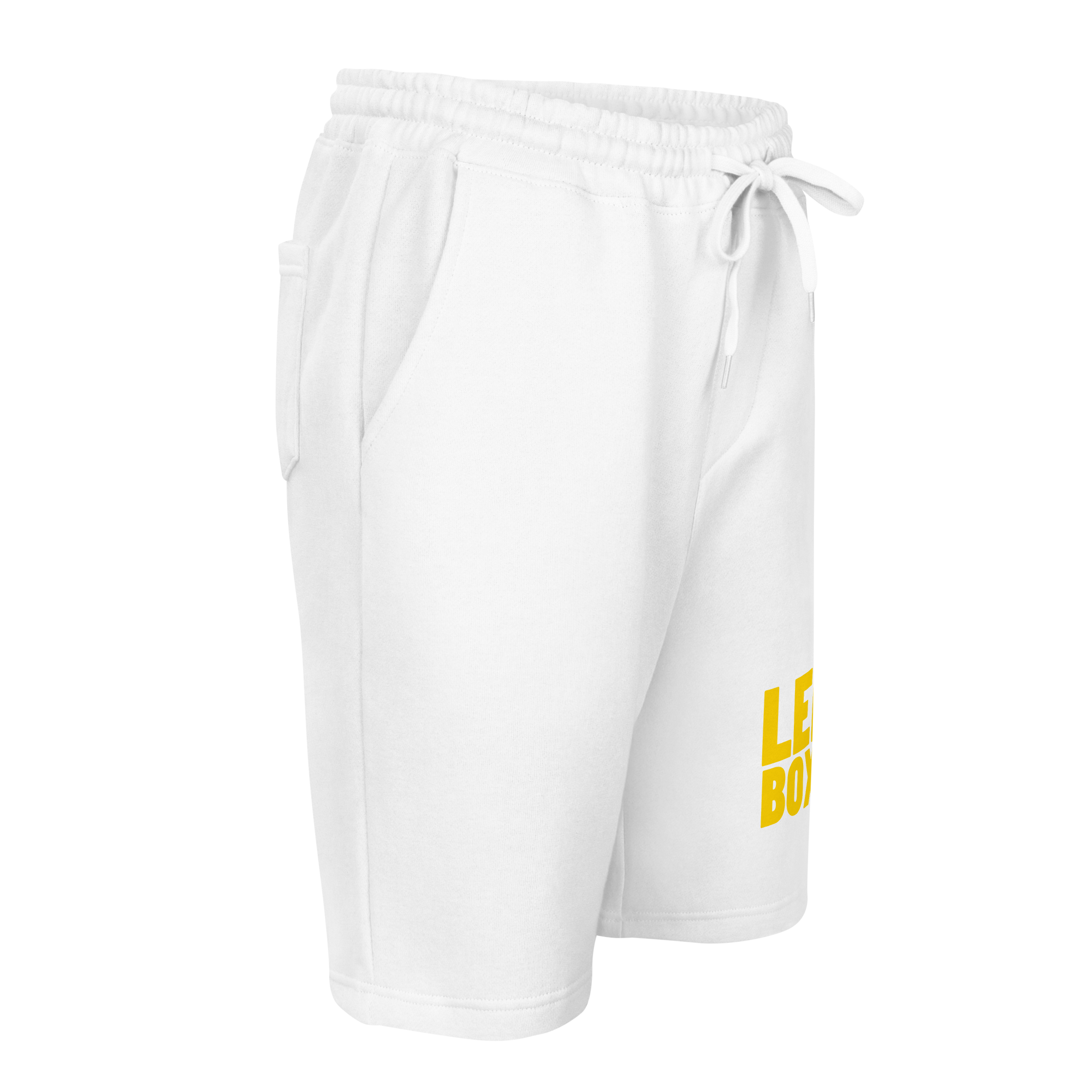 White Fleece Shorts