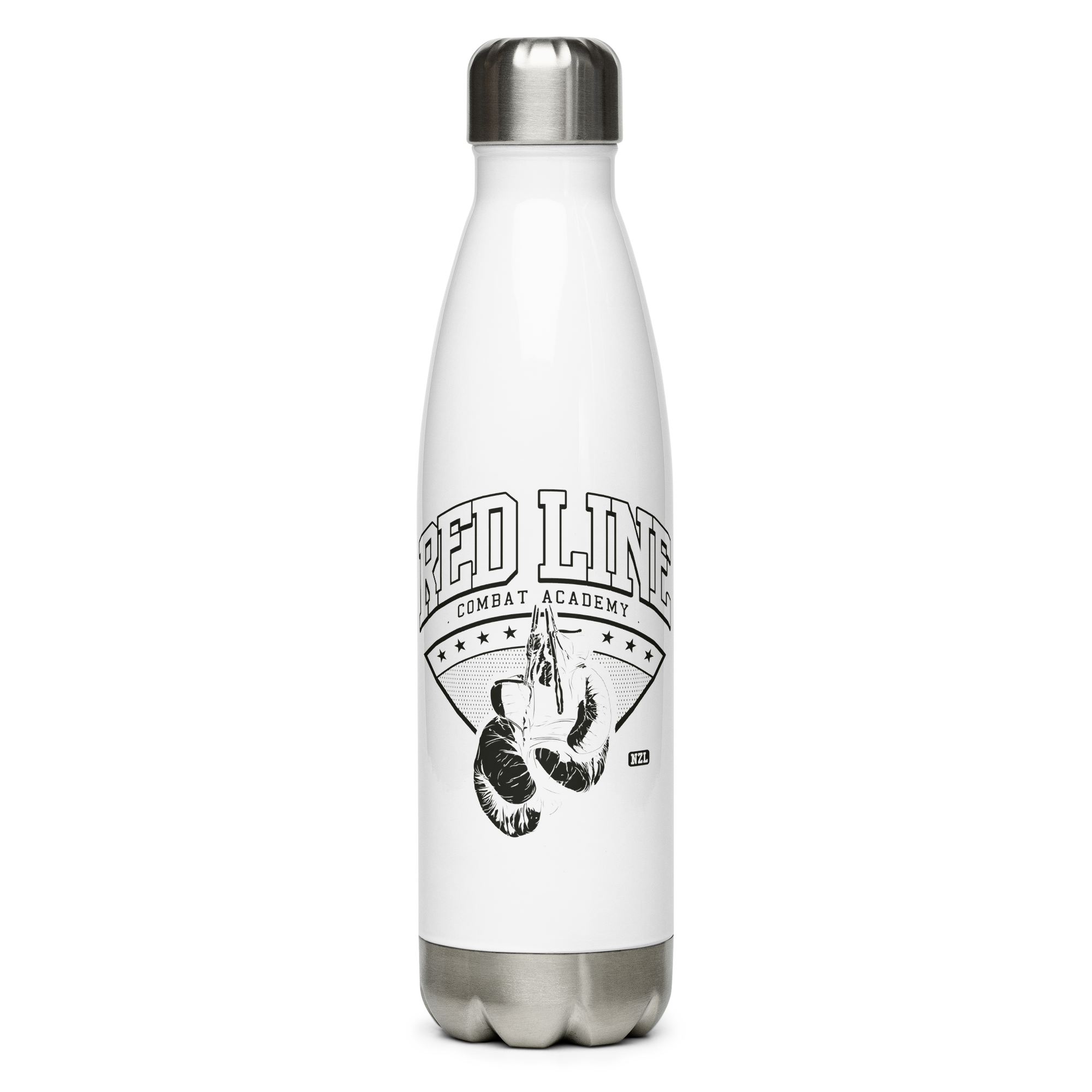 RLCA White Stainless Steel Water Bottle