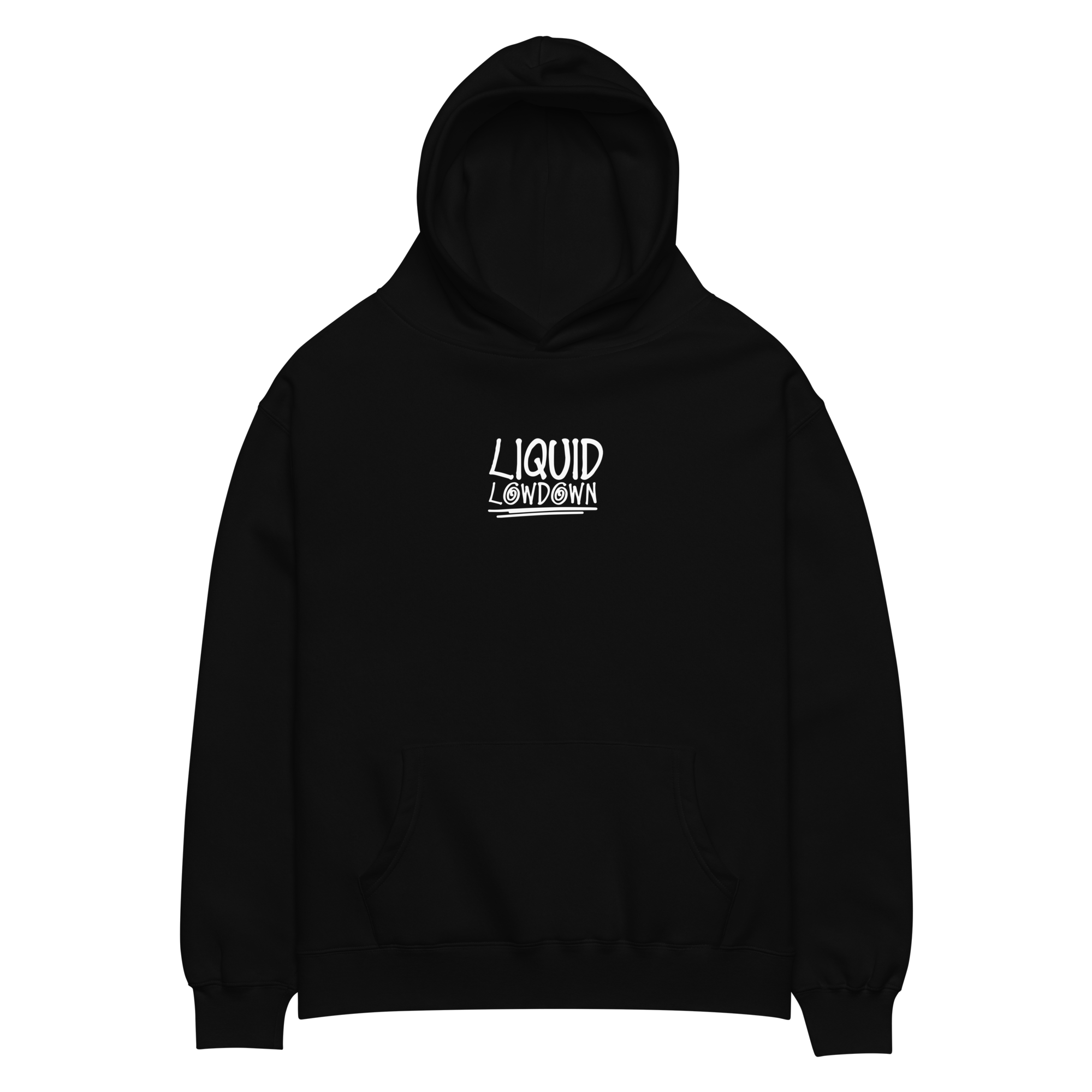 Liquid Lowdown Black Hoodie