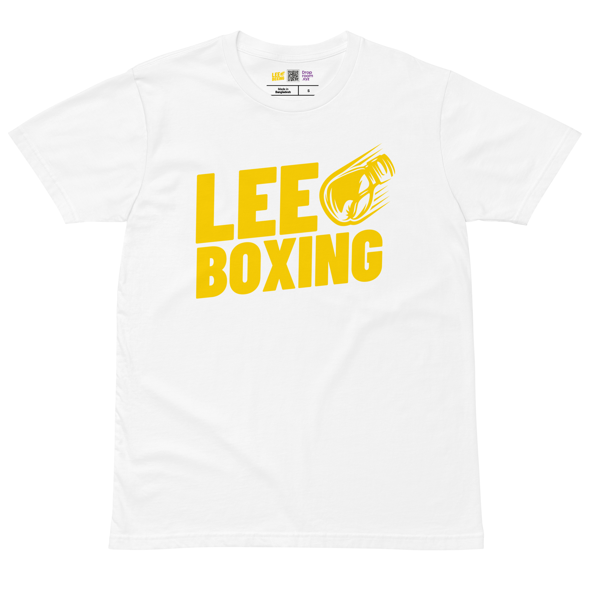 Lee Boxing - White Tee Stacked