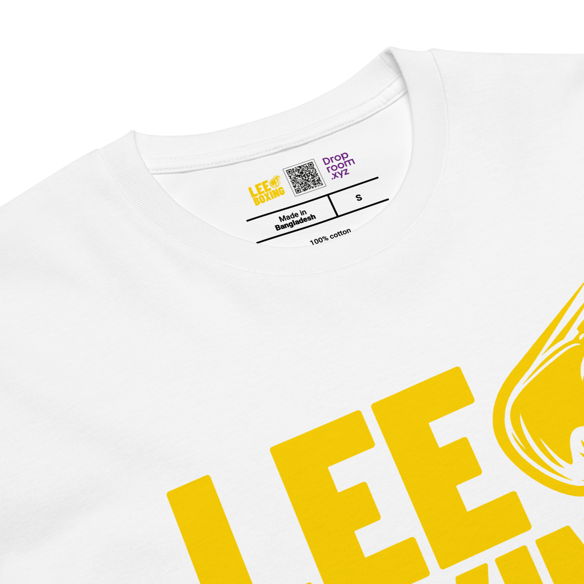 Lee Boxing - White Tee Stacked